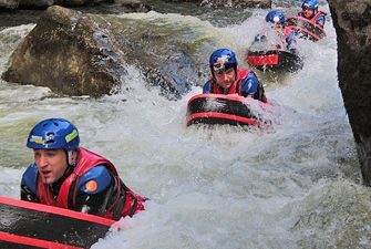 Hydrospeed dans les Gorges de l'Aude