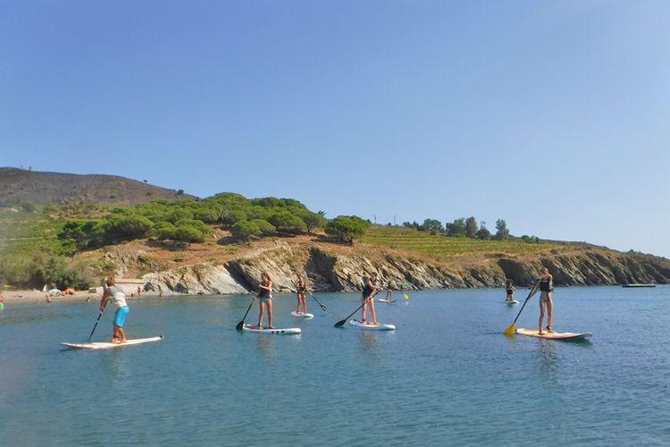 Paddle à PAulilles à deux pas d'Argeles-sur-Mer avec Paddling Paradise