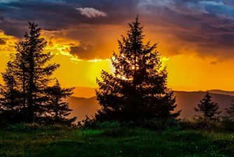 Coucher de soleil en Cerdagne