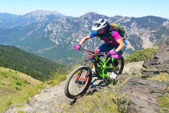 VTT enduro sur le secteur de Font-Romeu - Pyrénées Orientales