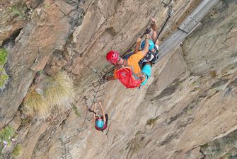 Via ferrata Les Escaldilles à Llo.