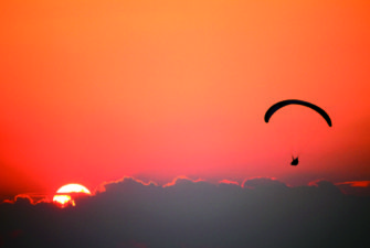 Vol parapente Sunset