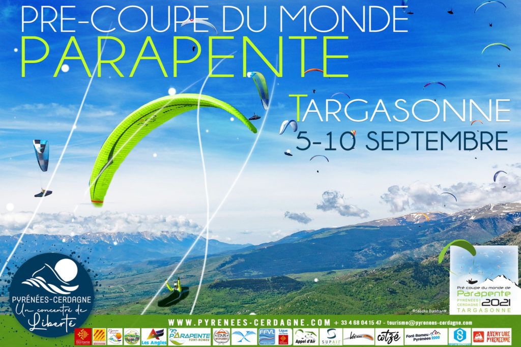 Affiche Pré-Coupe du Monde de Parapente 2021