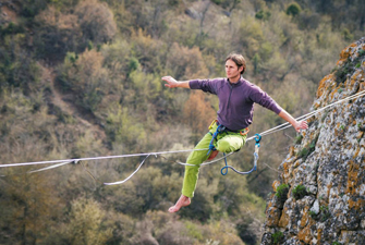 Intiation à la highline à proximité des station de Les Angles et Font-Romeu