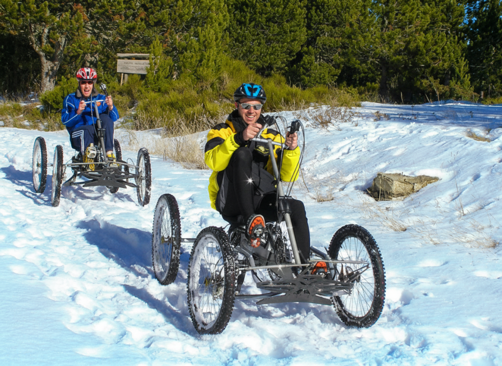 Quadbike dans la neige à Font-Romeu