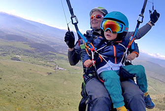 Vol parpente kidz : vol en parapente spécial enfant à Font-Romeu