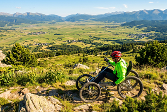 Rando en quad à Font-Romeu avec panorama sur la Cerdagne