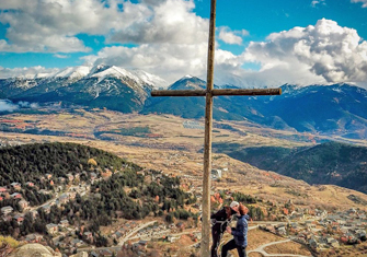 Randonnée panoramique à Font-Romeu - croix d'Egat
