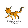 Logo club enfant mini aventuriers - 5-7 ans